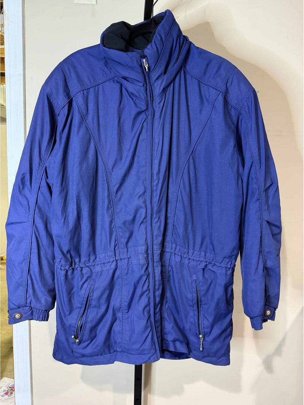 Obermeyer Vintage 90s Blue Lightweight Zipper Jacket Women's 14